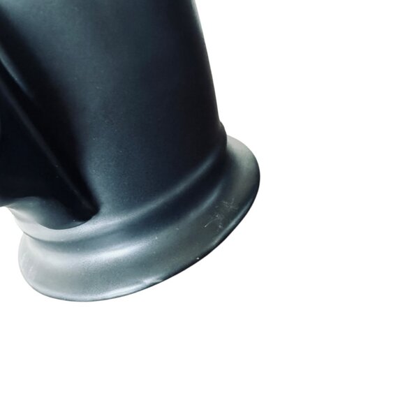 Anthropologie Monogram W Matte Black White Text Initial W Shaving Mug Classic - Picture 9 of 12